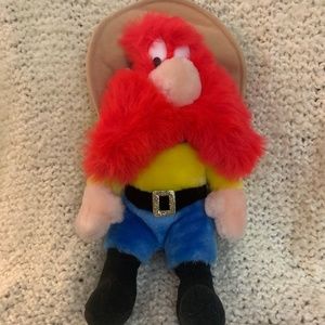 Yosemite Sam plush figure.